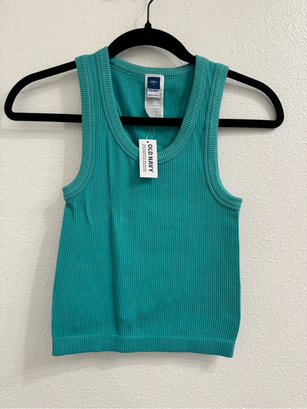 Old Navy Ribbed Tank Top — Teal Green